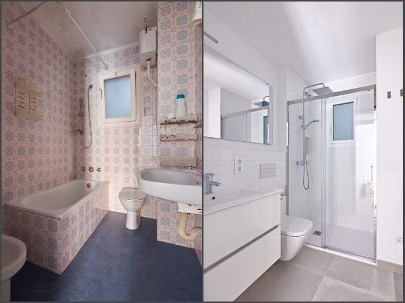 Before and After Bathroom Remodel